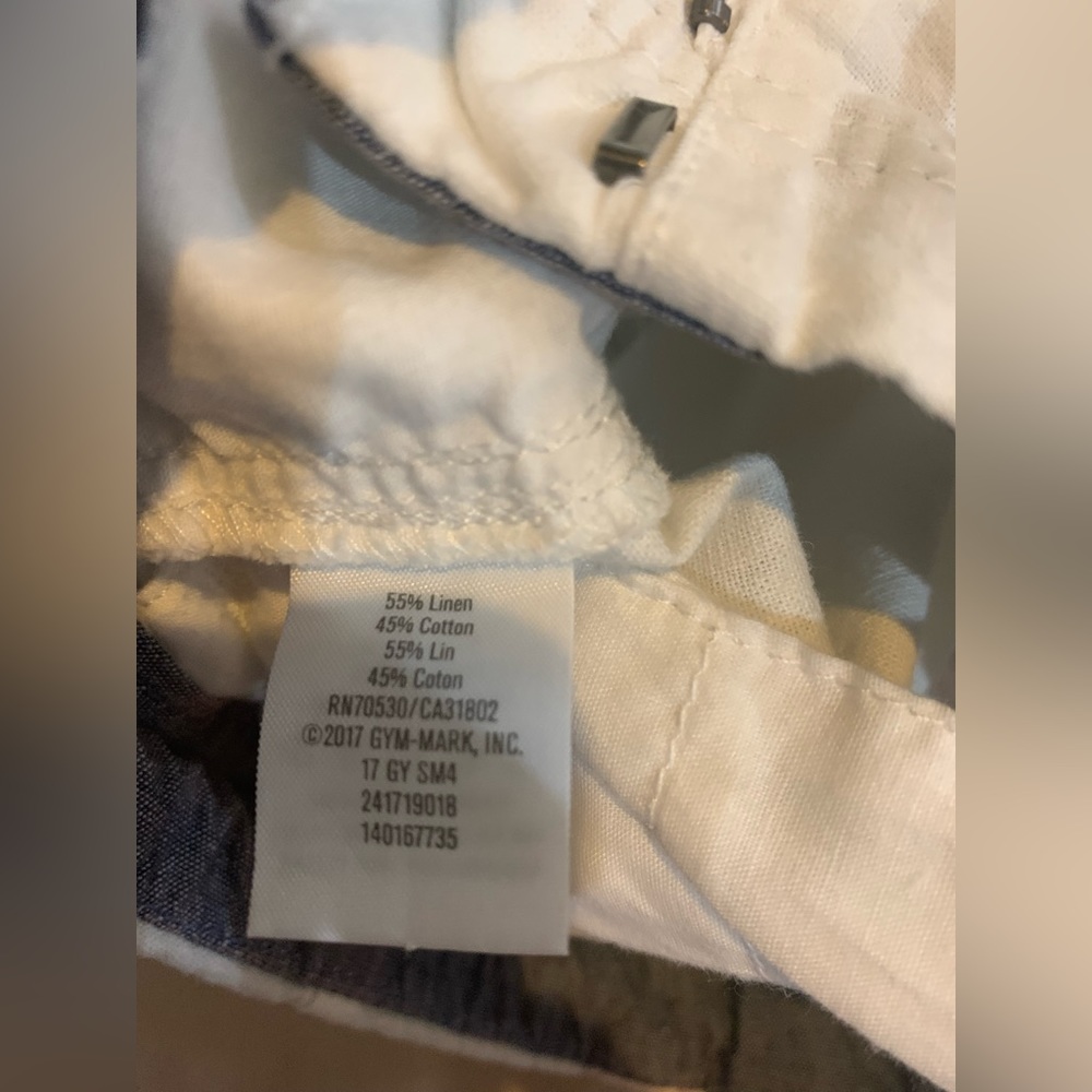 Gymboree white linen shorts Size: 4T Like New. - Picture 6 of 9